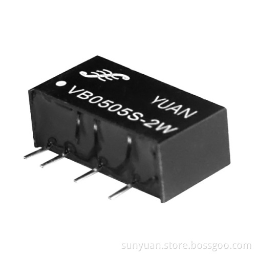 0.1W-2W Fixed Input, Regulated Single Output DC- DC Converter (VB Series)